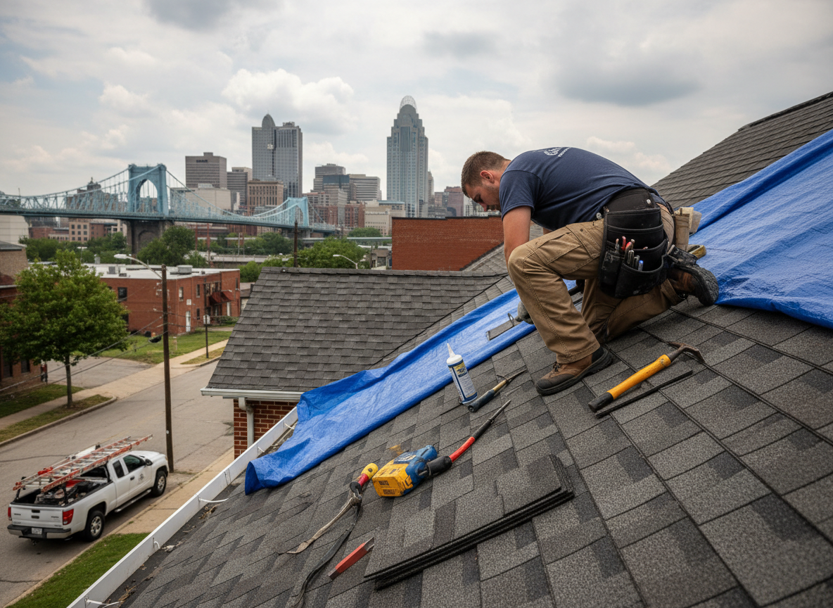 Roofing contractor in Hyde Park
